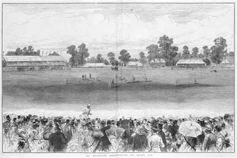 1874 MCG Boxing Day Cricket Match | East Melbourne Historical Society