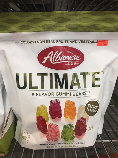 Ultimate 8 Flavor Gummi Bears by Albanese - Zimmerman's Nuts and Candies