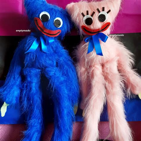 Huggy Wuggy Poppy Playtime Large 2 Feet Tall Fluffy | Etsy