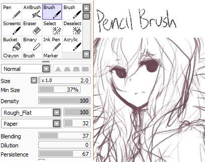 Paint tool sai brushes paint tool sai sketch brushes - stepplm