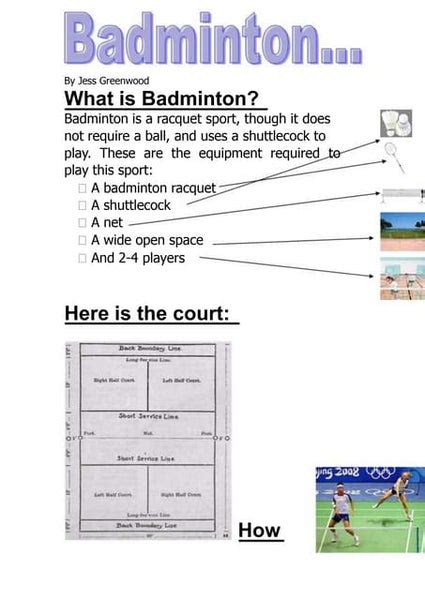 History of badminton