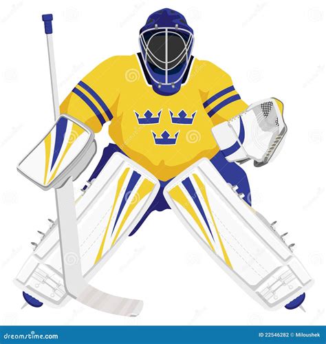 Ice Hockey Goalie Royalty-Free Stock Image | CartoonDealer.com #18141772