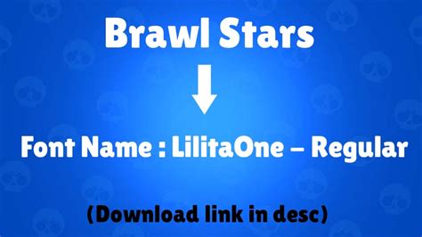 Just wanna let you know, that this is the font used in brawl stars! Now you can use this ...