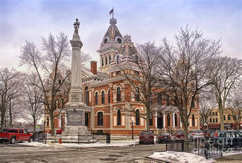 Livingston County Courthouse 06 Pontiac IL Photograph by Thomas Woolworth