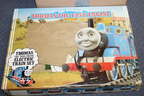 A Hornby Railways gauge OO Thomas The Tank Engine train set, boxed, and ...