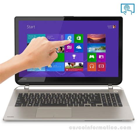 Notebook Toshiba Satellite Core i7, 16GB Touch Screen - Cusco Informatico