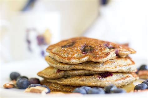 Blueberry Blue Corn Pancakes (with Atole) from MJ's Kitchen | Recipe | Blue corn pancakes ...