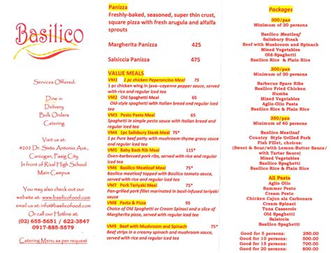 Basilico "An Italian-Inspired Restaurant"- A Hidden Gem in Pasig ...