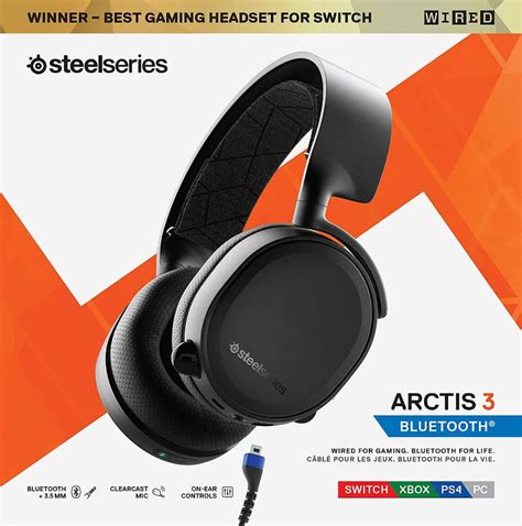 SteelSeries Arctis 3 Bluetooth Review – Premium Wireless Multi Platform Headset