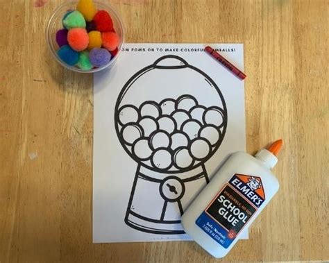 Easy Gumball Machine Craft {Perfect Letter G Activity} - totschoolresources.com