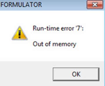 Steps For The Runtime Error 7 Out Of Memory For Reference - Techyv.com