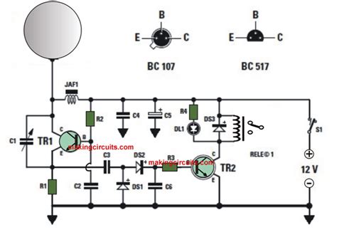 Capacitive Proximity Sensor Alarm Circuit