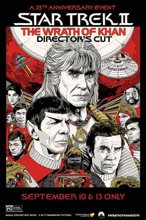 Star Trek II: The Wrath of Khan director’s cut poster