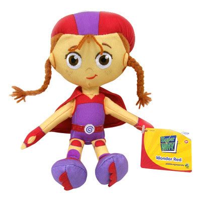 Super Why Wonder Red 8 inch Plush Doll, PBS kids series Super Why figure, NWT | #252759898