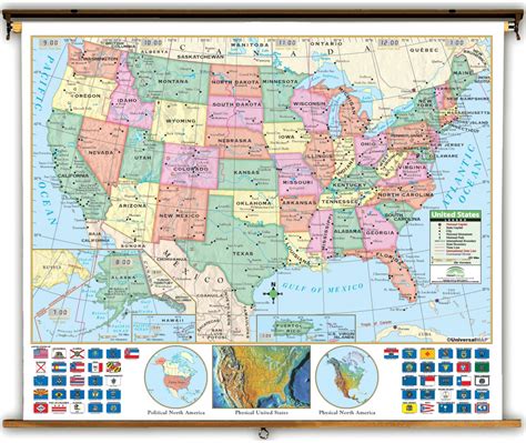 United States Map With Time Zones Printable