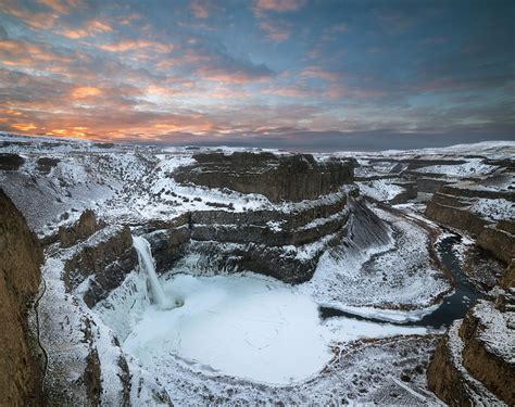 Palouse Falls Winter Sunrise... Winter Sunrise, Palouse, Earth Lover, Landscape Photographers ...