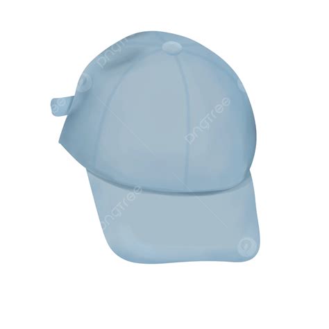 Blue Hat Hand Drawn Cartoon Illustration, Hat, Blue, Blue Hat PNG Transparent Clipart Image and ...