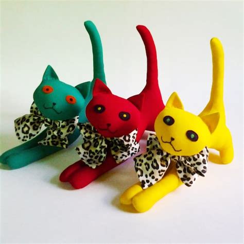 Pattern Soft Toy Cat Toy Pattern and Tutorial PDF DIY Toy