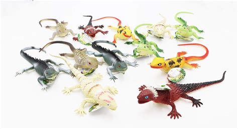 Jumbo Lizard Toys, 12 PCS Lizard Set, 11‘’ Realistic Looking Big ...