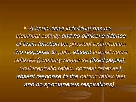 Criteria of Brain Death