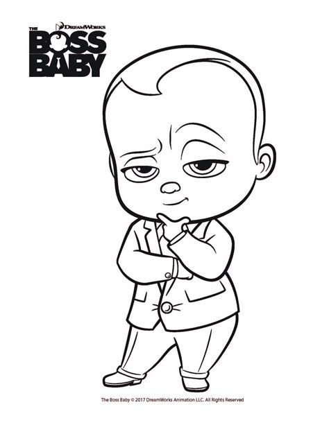 Boss Baby printables, Free coloring printables for The Boss Baby