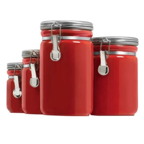 5 Best Red Canister Set – Convenient and attractive storage solution ...