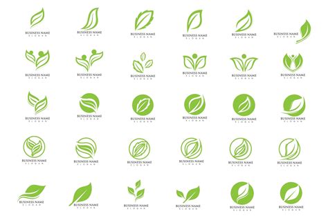 Green Leaf Logo Design