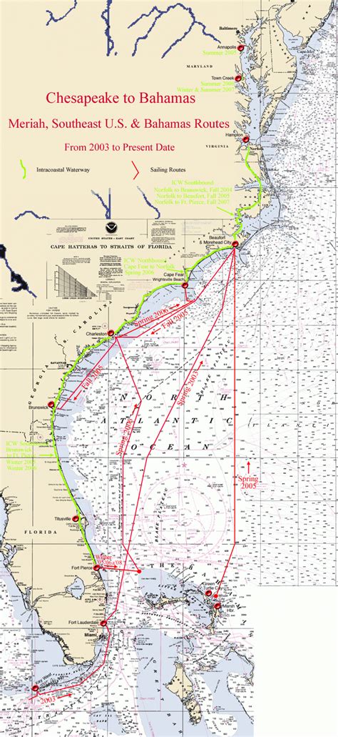 Map Of Intracoastal Waterway Florida | Maps Of Florida