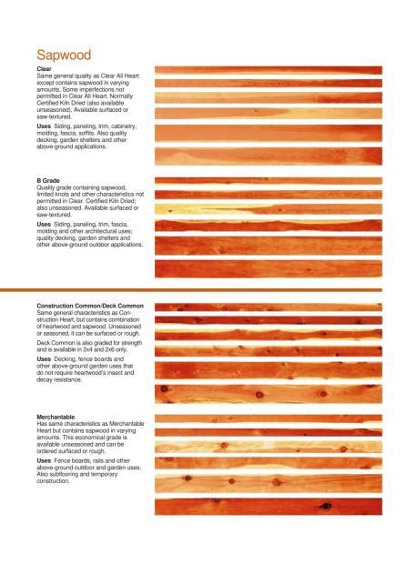 Humboldt Sawmill, Catalogs, Redwood Lumber Grades and Uses | ARCAT