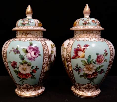 Meissen Porcelain Manufactory (Germany) — Pair Covered Jars, 1730-1733 (1034x900) | Meissen ...