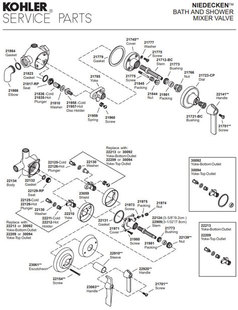 Kohler Shower Valve Parts Breakdown | Reviewmotors.co