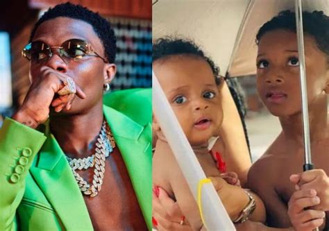 'He is a child not pikin', Nigerians react to Wizkid’s second son picture