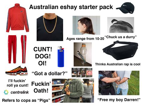 Aussie eshay starter pack : r/AusMemes