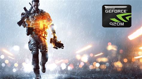 Battlefield 4 on GeForce GT 920M | Windows 10 - YouTube