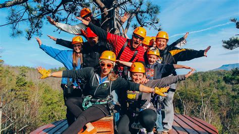 Pigeon Forge Zipline Tour in Gatlinburg, Smoky Mountains