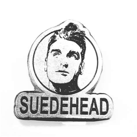 Morrissey Suedehead 1" Metal Badge Pin