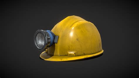 ArtStation - Miner’s Helmet / Safety Helmet