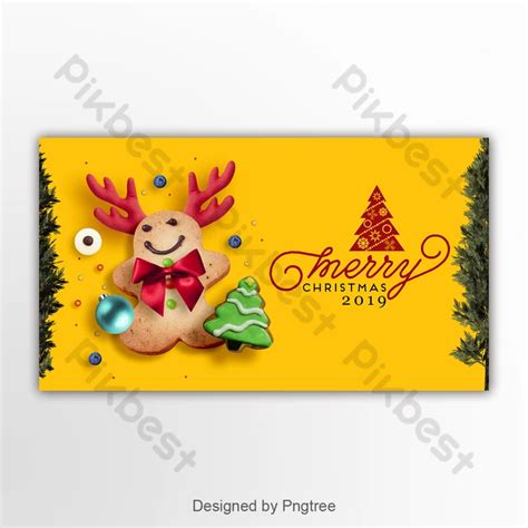 Stylish Colorful Cartoon Christmas Page Banner | PSD Free Download - Pikbest