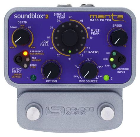 Test: Source Audio Soundblox 2 Manta Bass Filter, E-Bass Effektgerät ...