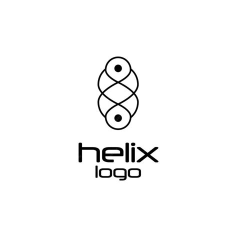 Premium Vector | Helix logo icon vector illustration creative logo design