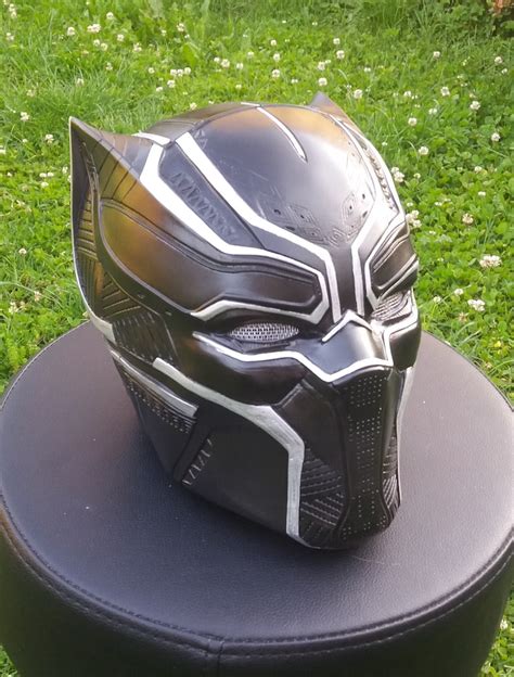 Black Panther Helmet Wearable & Finished 1/1 Life Size Replica - Etsy