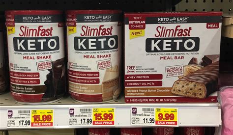 SlimFast Keto Shakes and Meal Bars as low as $7.49 at Kroger! | Kroger Krazy