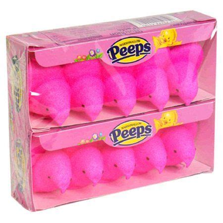 Peeps Pink Marshmallow Chicks, 2 Trays of 5 each, 3 oz - Walmart.com ...