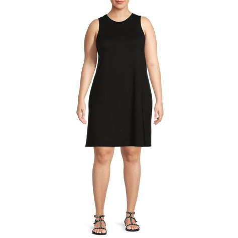 Terra & Sky - Terra & Sky Women's Plus Size Swing Tank Dress - Walmart ...