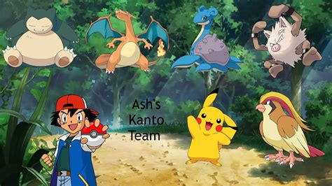 Ash's Kanto Team - YouTube