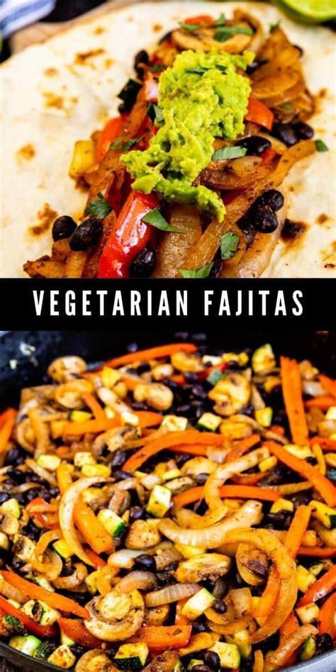 Easy Vegetarian Fajitas Recipe - EASY GOOD IDEAS