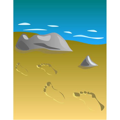 Footprints In Sand PNG, SVG Clip art for Web - Download Clip Art, PNG ...