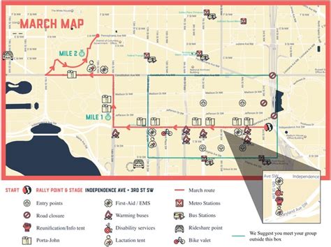 Here's The Official Map And Schedule For The Women's March On ...