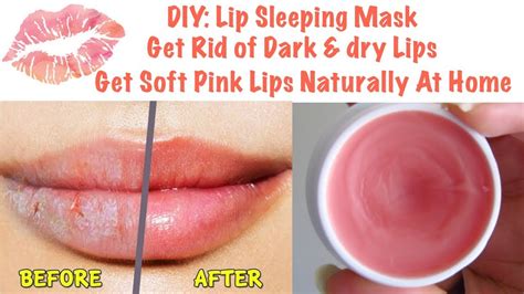 DIY Lip Sleeping Mask for Soft Pink Lips || Get Rid of Dark Dry Lips ...