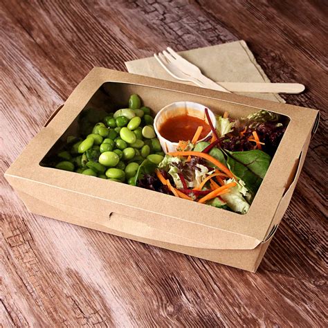 100% Compostable Salad Boxes at drinkstuff.com